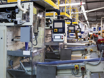 A manufacturer with many plates