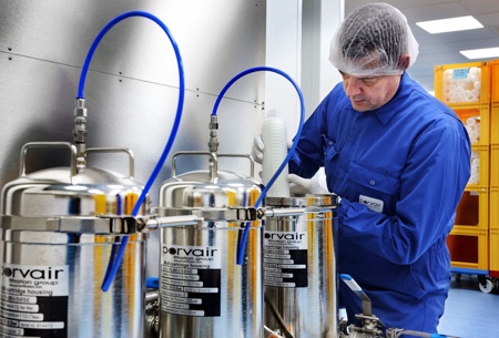 ACHEMA: New super-hydrophilic cartridge for sterile filtration
