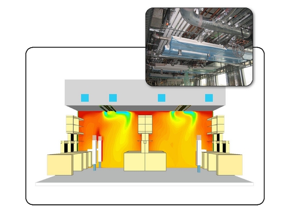 Active chilled beam cooling to reduce lab energy usage by 20% 