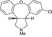 Asenapine, created by Organon
