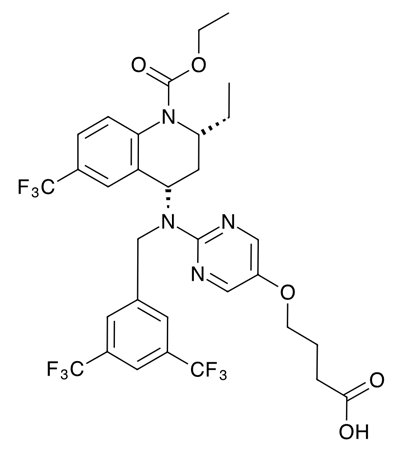 Cholesterol lowering agent: obicetrapib