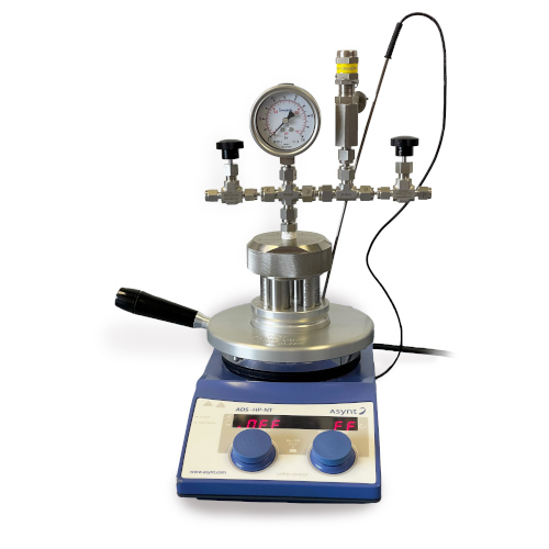 Compact 4-position high pressure benchtop reactor