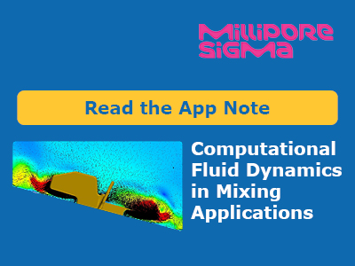 Comparison between experimental data and computational fluid dynamics in mixing applications