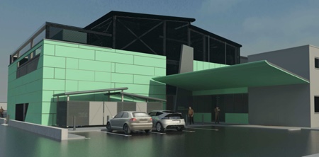 Artist's impression of the new facility that is expected to open within two years