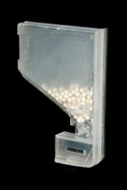 Figure 2: The microtablets are filled into cassettes that are designed to be easily inserted into the dose automate
