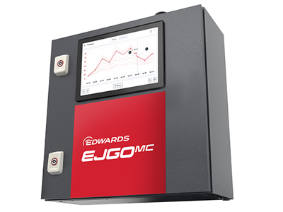 (Pictured right) EJGO MC multi-pump controller with 10” touch HMI for onboard control