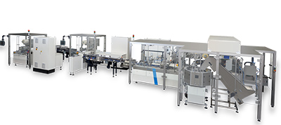 Hugo Beck flowpack X-D film packaging machine for pharmaceuticals and medical technology