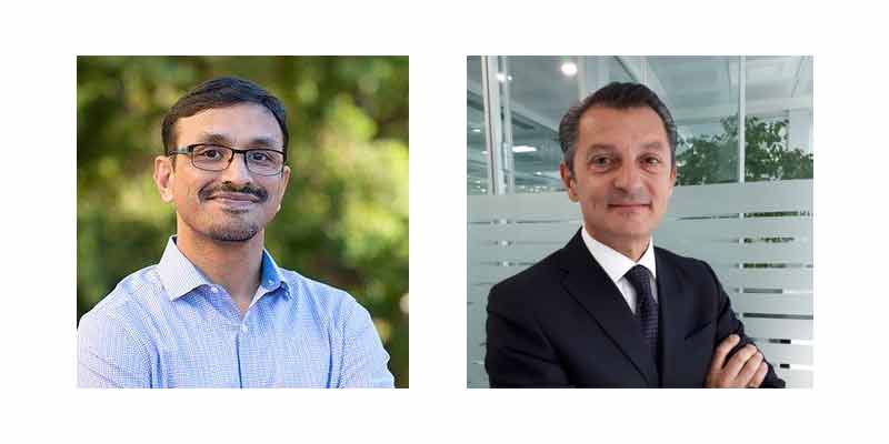 Left: Dr Nikunj Mehta, Founder and CEO of Falkonry; Right: Michele Arduini, Sales & Marketing Director and Managing Director for Freeze-Drying Solutions at IMA Life