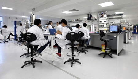 The Discovery Space is a new suite of teaching laboratories at Imperial College London