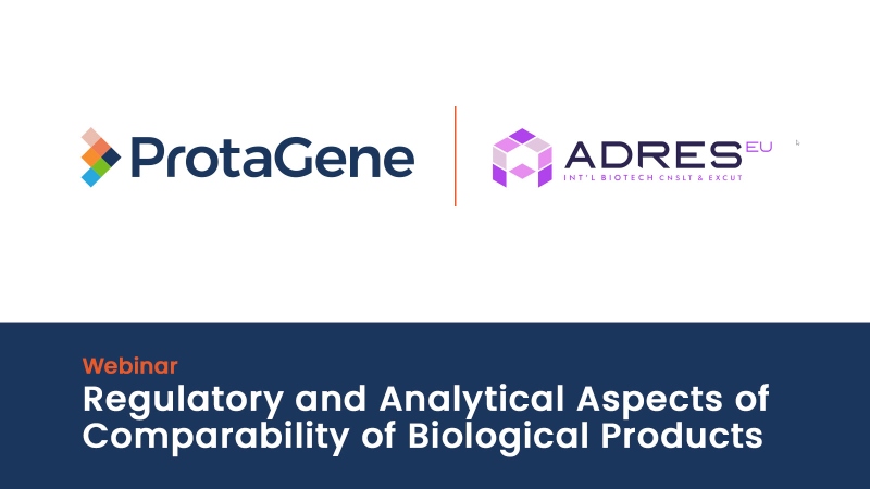 Join ProtaGene and ADRES for a joint webinar on regulatory and analytical aspects of comparability in biologics development