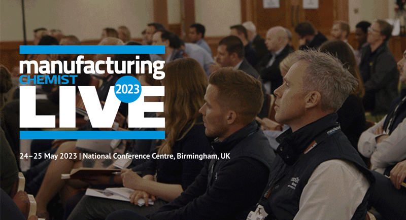 Manufacturing Chemist LIVE 2023: Become an official sponsor