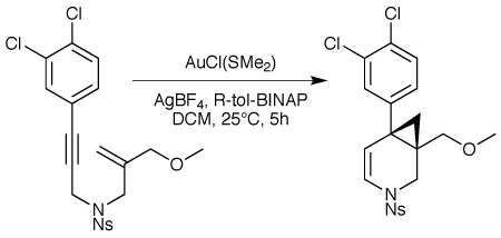 Scheme 3: Metal catalysed enyne cyclo-isomerisation