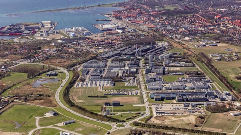 Novo Nordisk is investing heavily in Danish manufacturing. Shown above, is its production site in Kalundborg, Denmark
