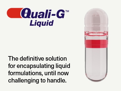 Qualicaps now offers Quali-GTM Liquid, the definitive solution for  low and very low viscosity liquid formulations