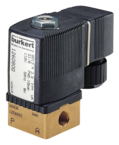Bürkert provided two Type 6013 direct-acting plunger solenoid valves featuring a compact form factor essential to minimise the macerator’s overall size.