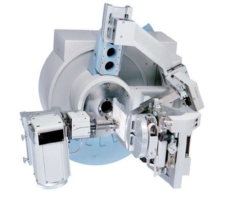 Figure 3: The working part of an X-Ray Powder Diffractometer (PANalytical) used at Onyx Scientific