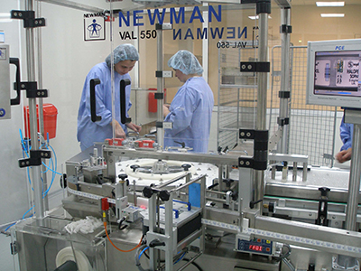 Employees at Newman Labelling Systems