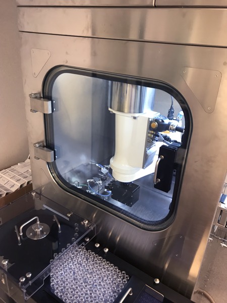 Steriline's RL-1: Robotic washing machine for vials and cartridges customised for Ferring