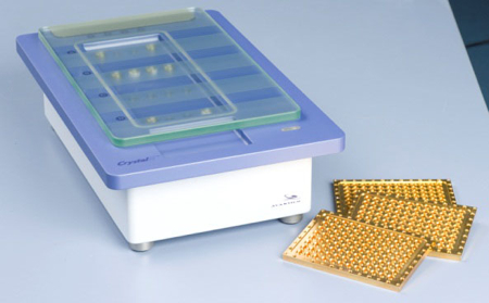 Figure 3: Crystal16 solubility/nucleation screening equipment