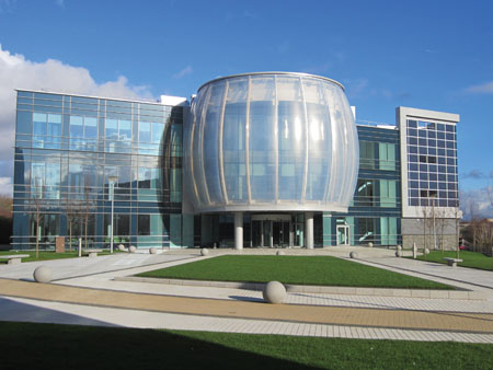 The hub of Stevenage BioScience Catalyst offers meeting and conference facilities – space designed to facilitate open innovation