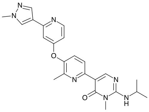 Therapeutic: vimseltinib for tenosynovial giant cell tumour