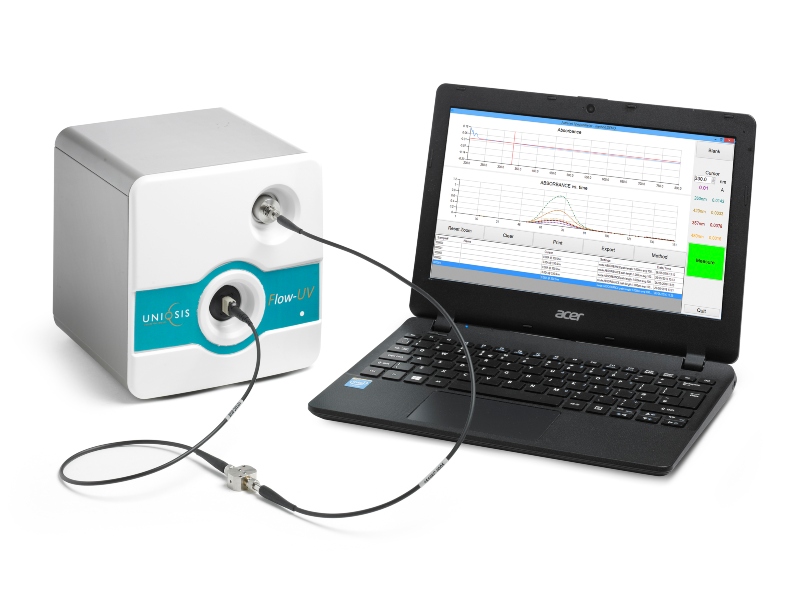Versatile UV Spectrophotometer for batch and flow applications