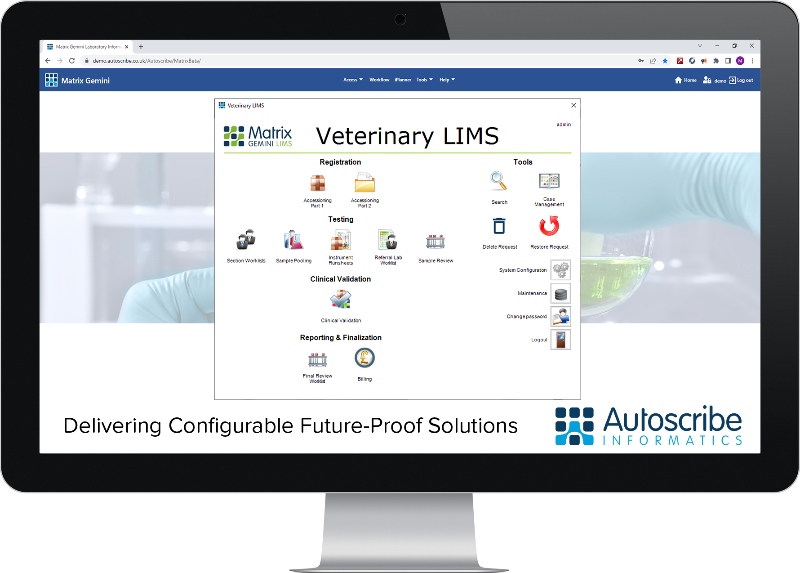Veterinary laboratory management software to be demonstrated by Autoscribe at ECVP Joint Congress