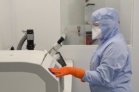 The facility includes two cleanrooms, as well as process development laboratories and quality control suites