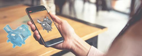 Augmented reality app for pump maintenance