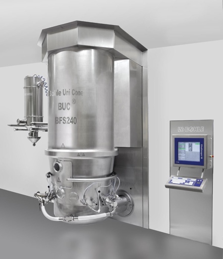 BFS Bohle Fluid Bed Systems: multipurpose equipment for drying, granulation and coating
