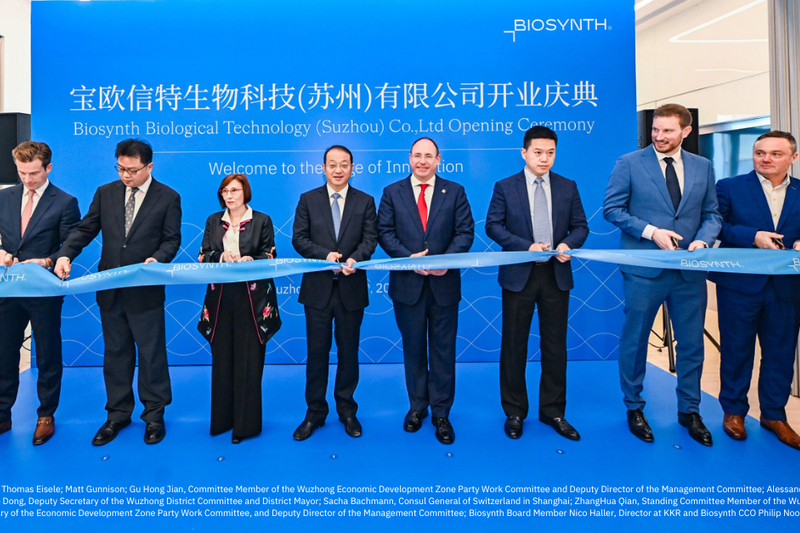 Biosynth inaugurates its Biological Technology site in Suzhou, China