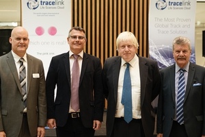 Boris Johnson opens TraceLink’s new European HQ 