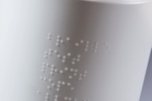 Braille printing developed for plastic pharma packaging