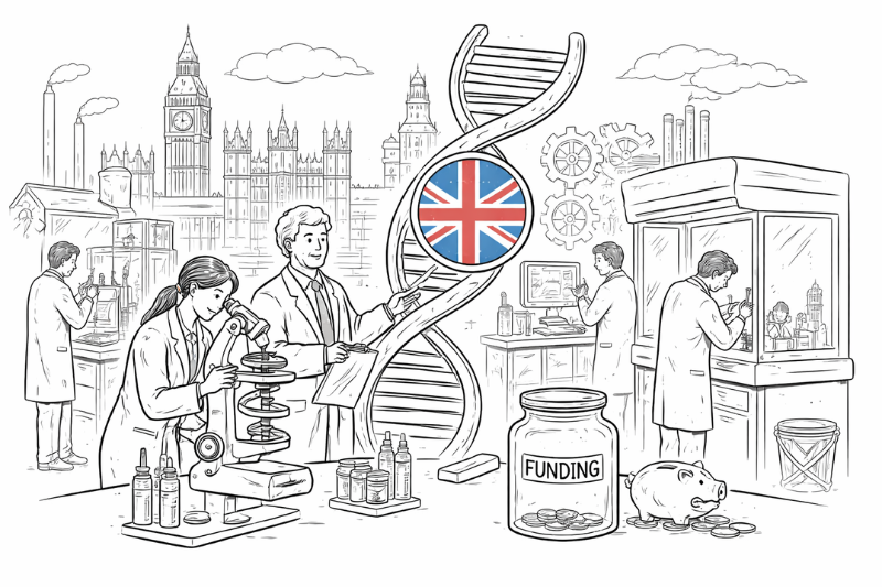 Britain's biotech potential (part II): world-class science, second-class support?