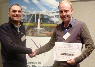 Budding bioscience entrepreneur wins £10,000 prize