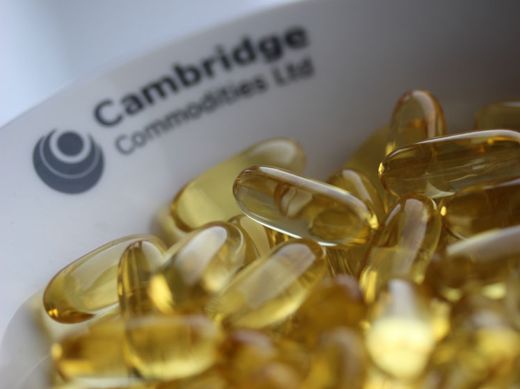 Cambridge Commodities expands ingredient and finished product range with sustainable softgels