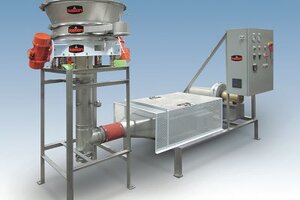 Circular fluid bed dryer reduces cost and cleaning time
