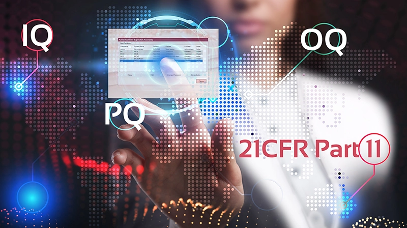 Compliance software and IQ/OQ/PQ services for particle sizing