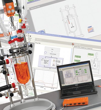 Datalogue and control jacketed reaction systems with ease