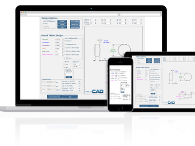 Design-your-own tablets for manufacturing