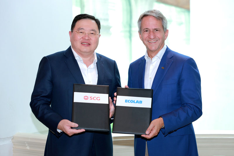 Ecolab and SCG sign MOU to enhance business competitiveness and drive ESG progress