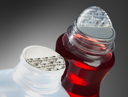 EdgePull induction seals require less force to peel
