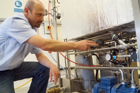 Efficient autoclave uses compact Burkert process valves to meet cost and performance targets