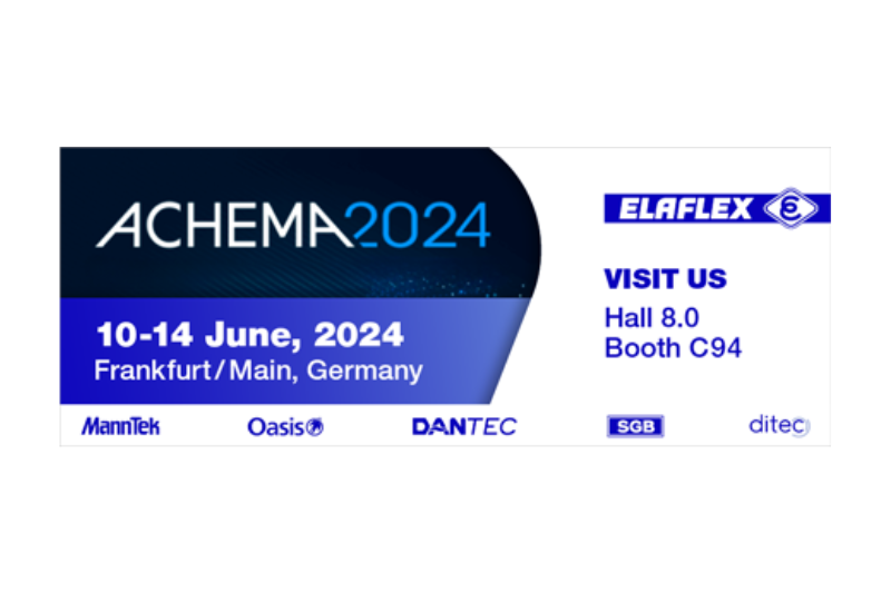 ELAFLEX at ACHEMA 2024 – safe and innovative solutions for the process industry