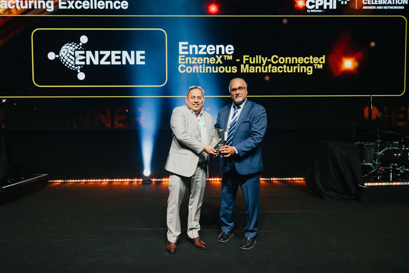 Enzene wins CPHI Manufacturing Excellence award