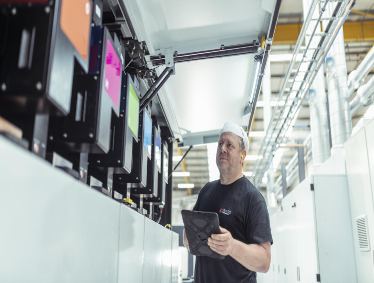 Essentra installs nanographic printing press in Bradford