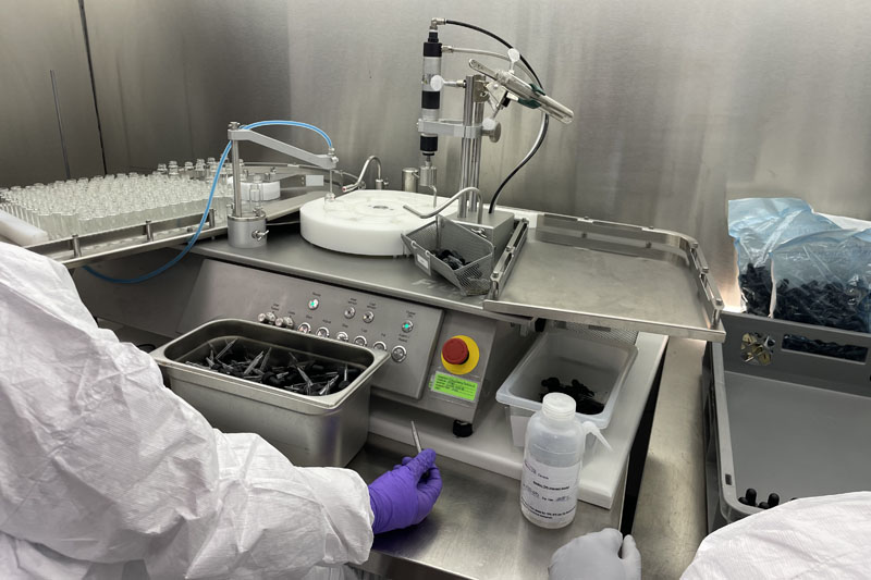 Flexicon reduces fill-finish time by approximately 40%