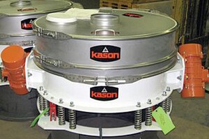 Flo-Thru Vibroscreen sifter fits tight spots