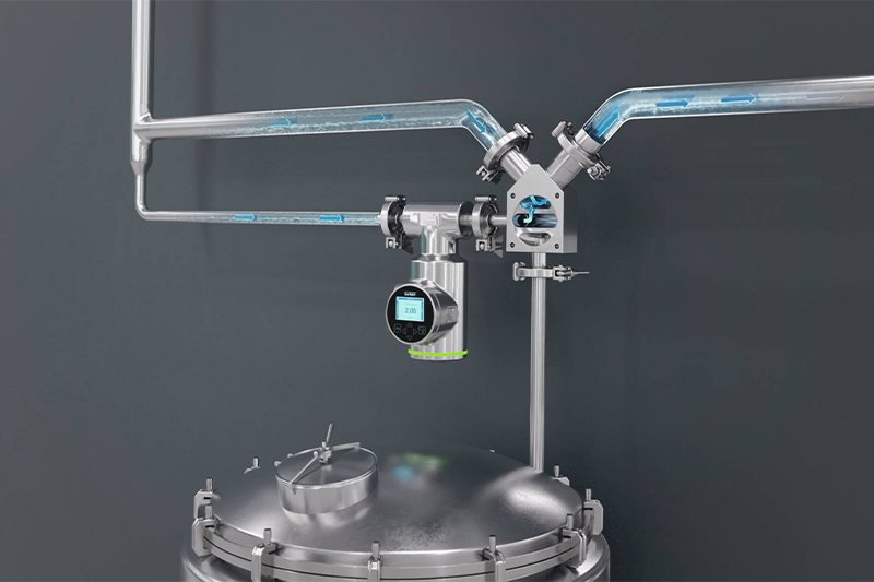 Flow measurement for WFI loops: preventing biofilm development