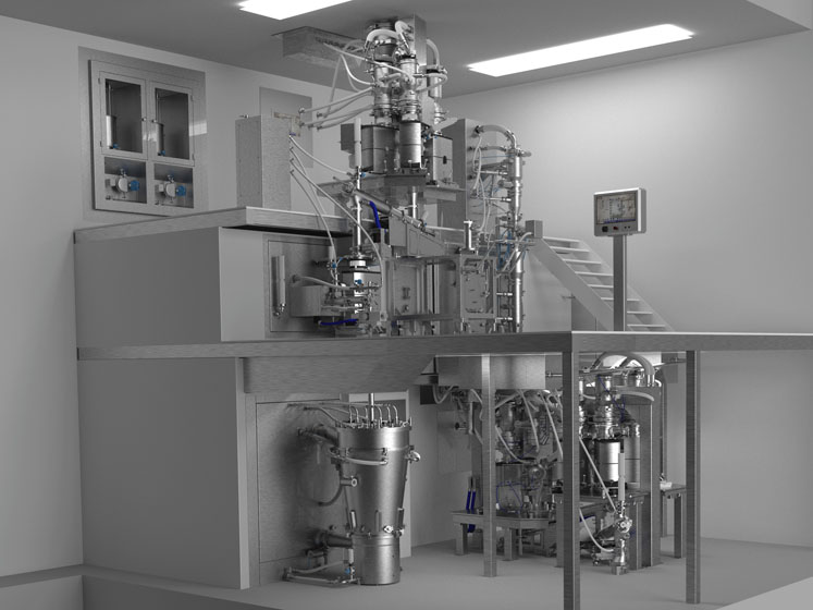 GEA continuous plant lands ISPE FOYA for Janssen